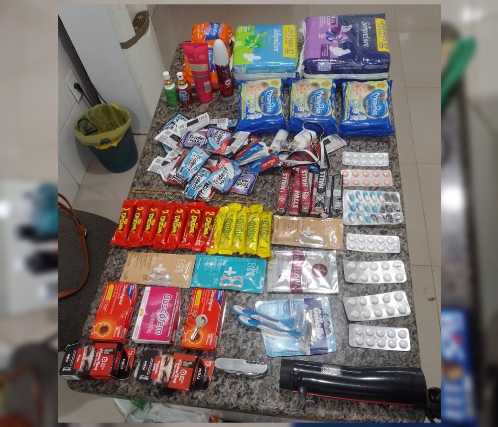 Casal é conduzido à delegacia suspeitos de furto em farmácia de Cacoal