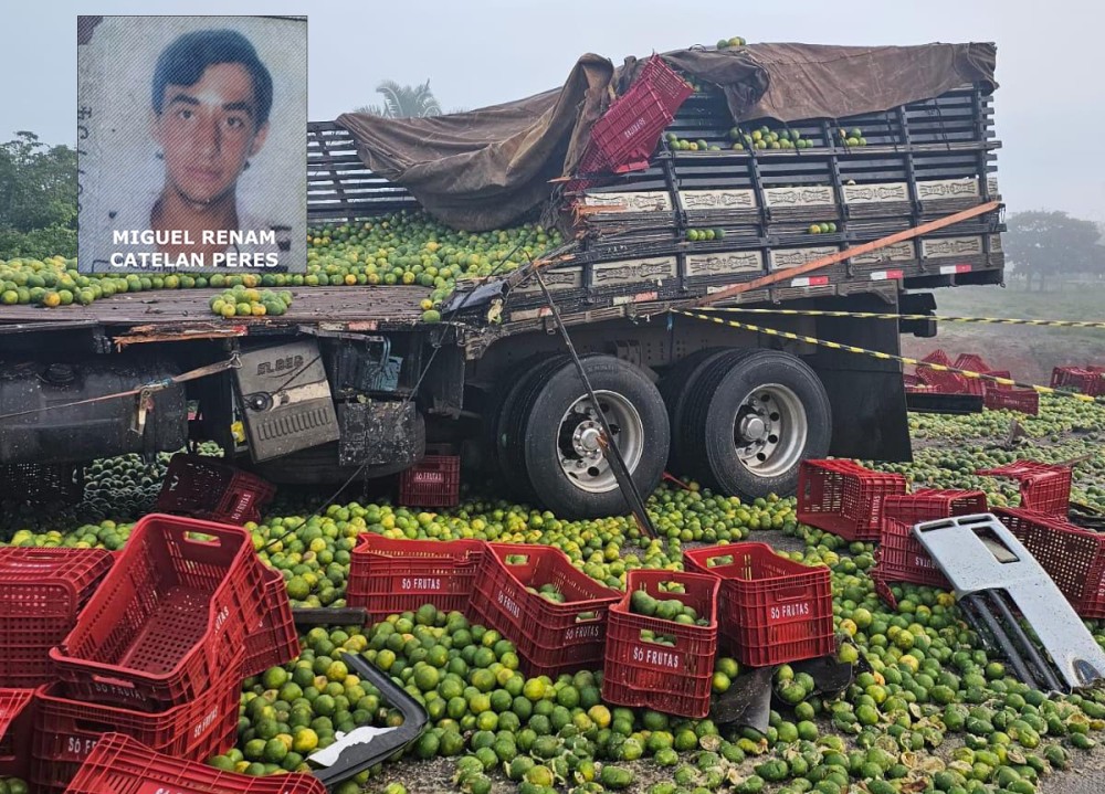 Identificado motorista morto em acidente na BR-364, nesta quinta, 29/02