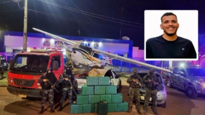 Polícia do Mato Grosso mata traficante de 22 anos em Sapezal; 450 kg de drogas num avião
