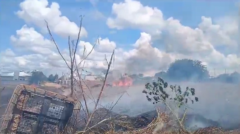 Veja o vídeo do combate a um incêndio feito pelo Corpo de Bombeiros de Jaru, RO