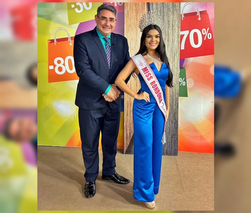 Cacoalense Miss Teen Rondônia Ana Clara que vai disputar o Miss Brasil 2024