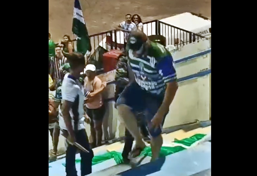 Torcedor cacoalense é preso após a partida entre Ji-Paraná e União Cacoalense no Biancão