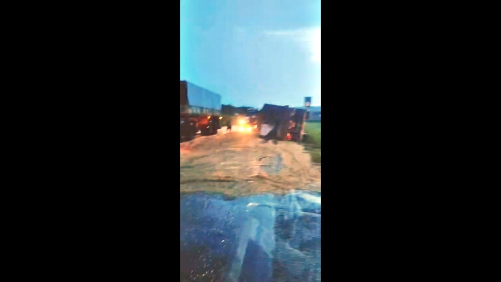 Acidente interdita a BR-364, entre Vilhena e Pimenta Bueno