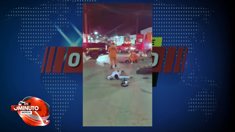 Dois motociclistas ficam feridos após colisão violenta na JK com Florianópolis em Jaru