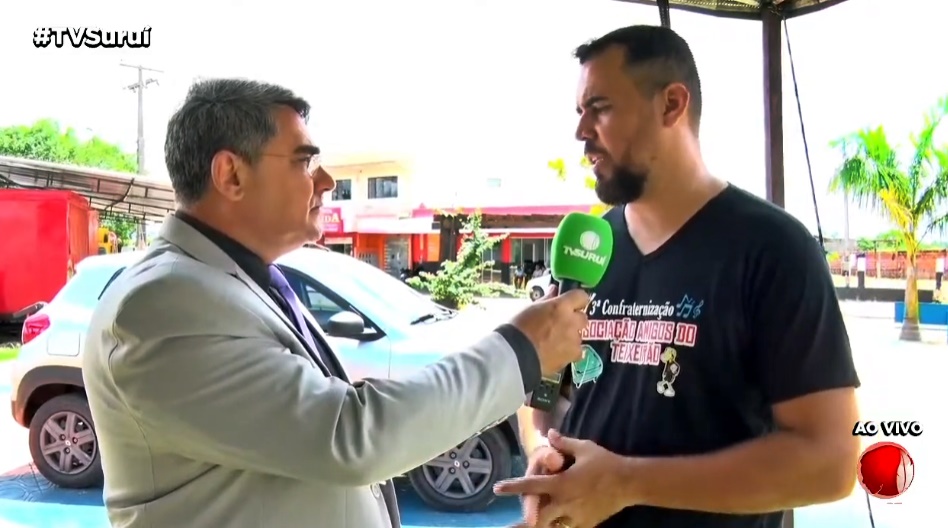 TV Suruí Cacoal inova com participação popular durante programa Comando na TV ao vivo em Cacoal