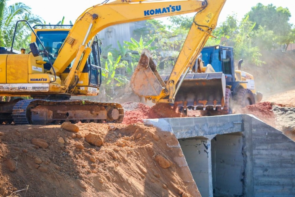 Prefeitura de Jaru conclui construção de galeria e libera acesso na Rua Nilton de Oliveira Araújo no setor 04