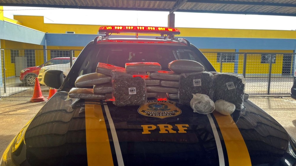 PRF apreende 17 kg de Skank em Ji-Paraná, RO