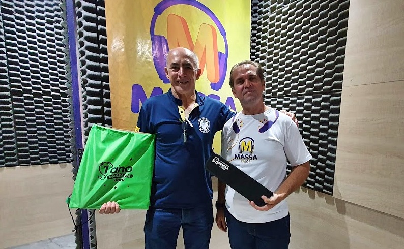 Em reunião com presidente da AABB/Jaru, colaboradores da rádio Massa FM Jaru, se tornam sócios do clube