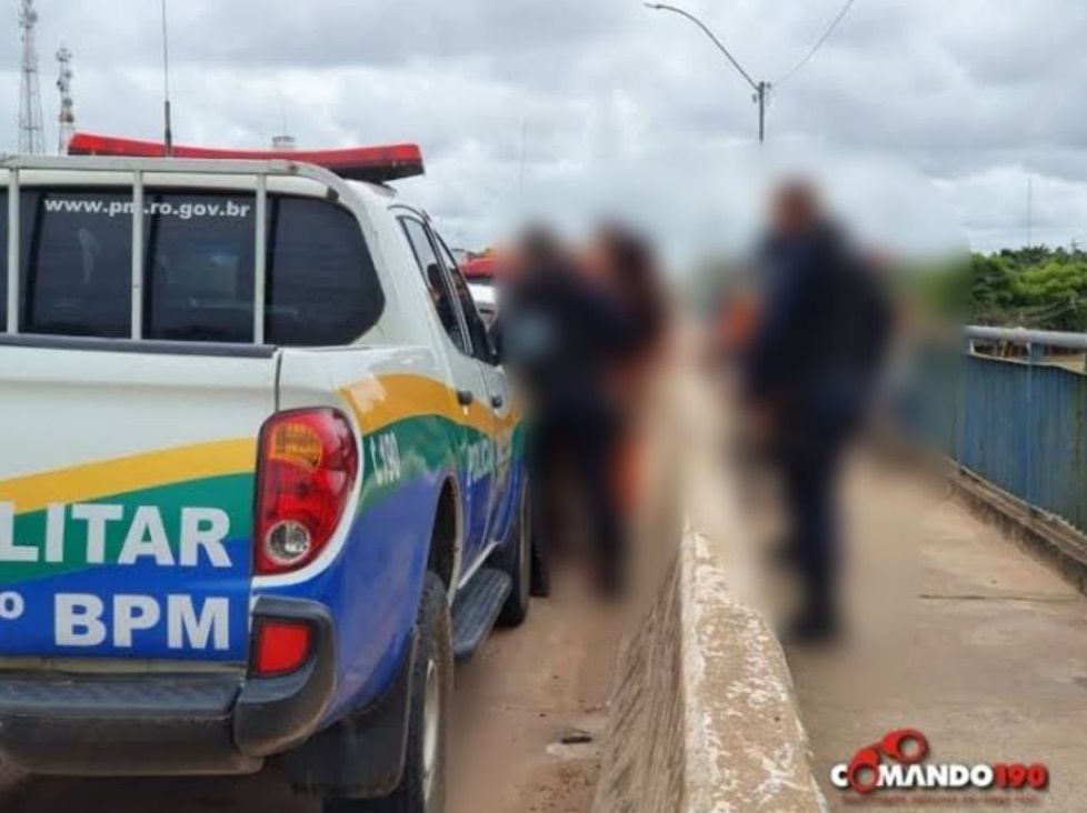 Desespero e dor! Homem tenta se jogar da ponte do rio Machado em Ji-Paraná, RO