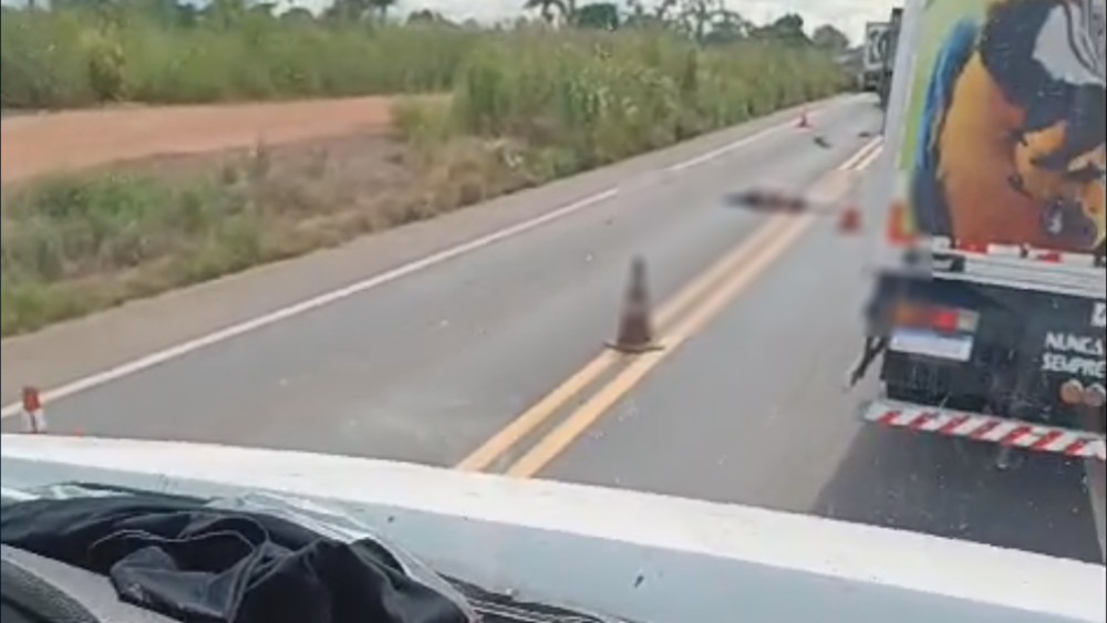 Idoso de mais de 70 anos, morre em acidente na BR-364, próximo ao Riozinho em Cacoal, RO