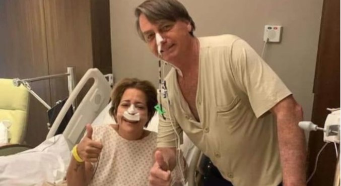 Bolsonaro tem evolução e está sem sonda, mas segue internado