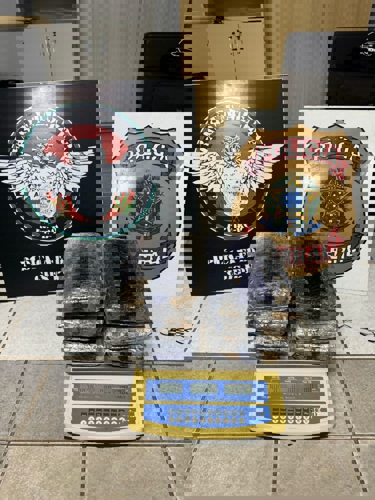 Mulher é presa nesta terça, no aeroporto de Porto Velho com 7 kg de Sakunk