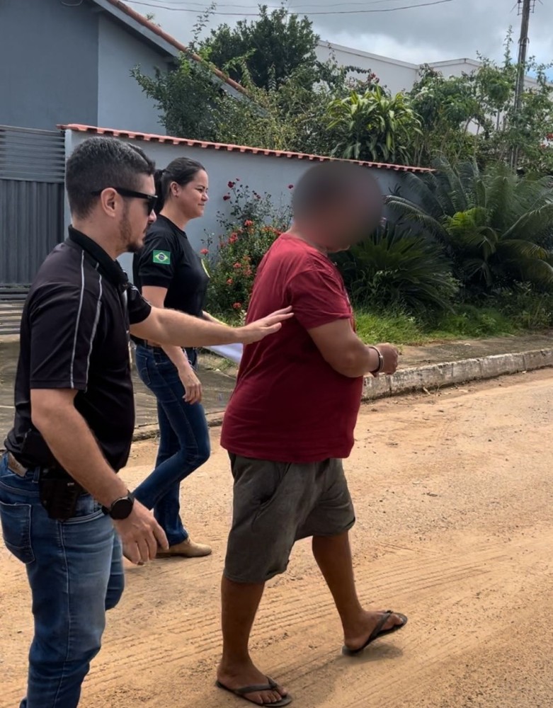 Homem é preso acusado de abusar sexualmente da sobrinha criança, é preso no distrito de Colina Verde em Governador Jorge Teixeira, RO