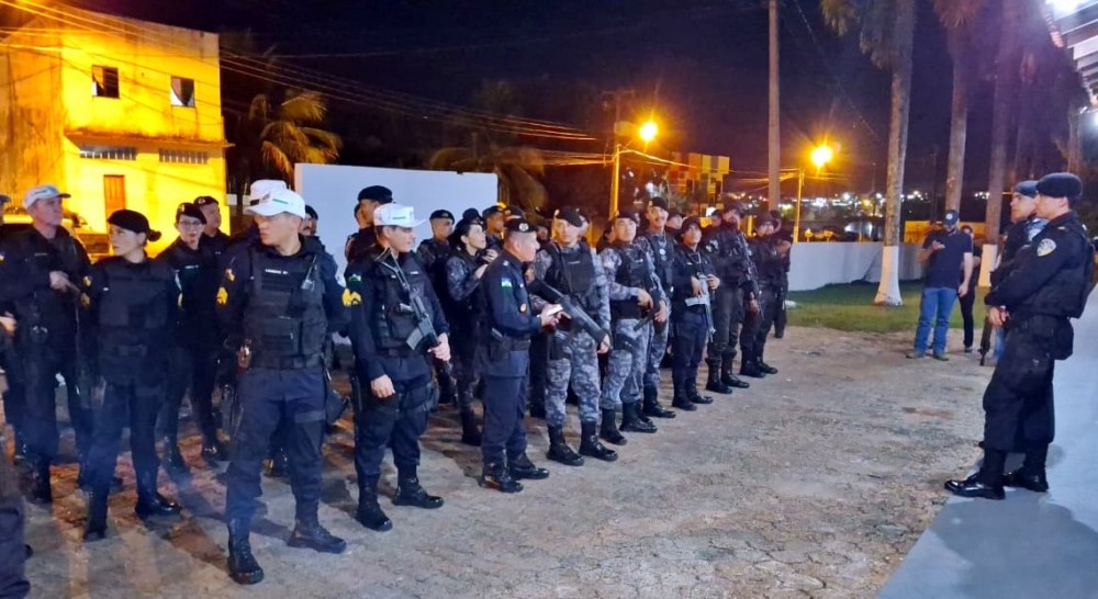 Operação Força Total fiscaliza trânsito e detentos beneficiários da saidinha em Cacoal, RO