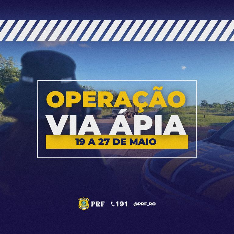 PRF em Rondônia dará início à Operação Via Ápia em todo o estado