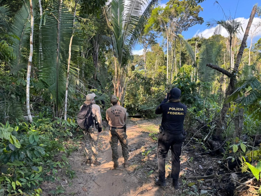 PF deflagra operação para combater crimes na Terra Indígena Igarapé Lage em Rondônia