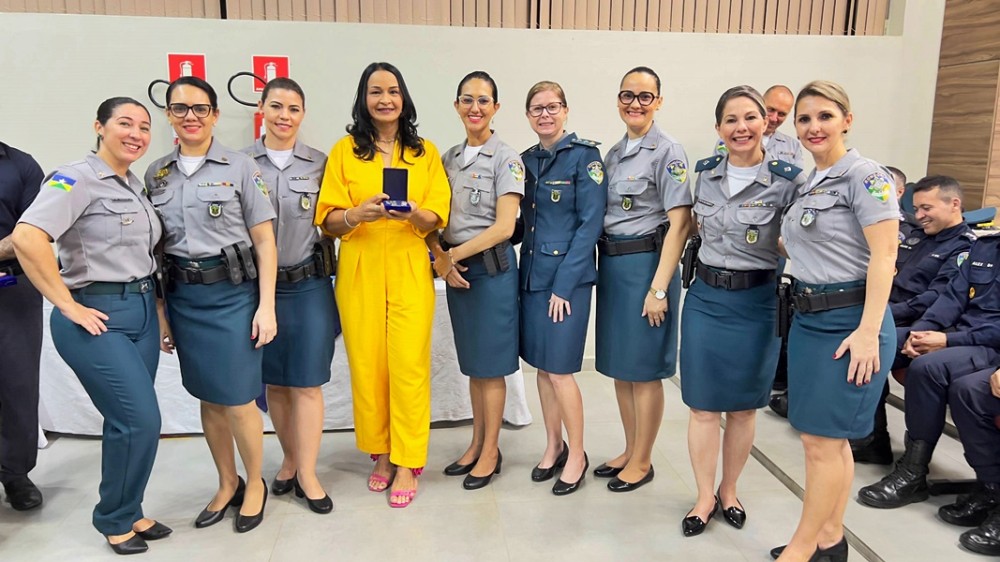 Nice Condaque agradece homenagens prestada pela Polícia Militar de Rondônia