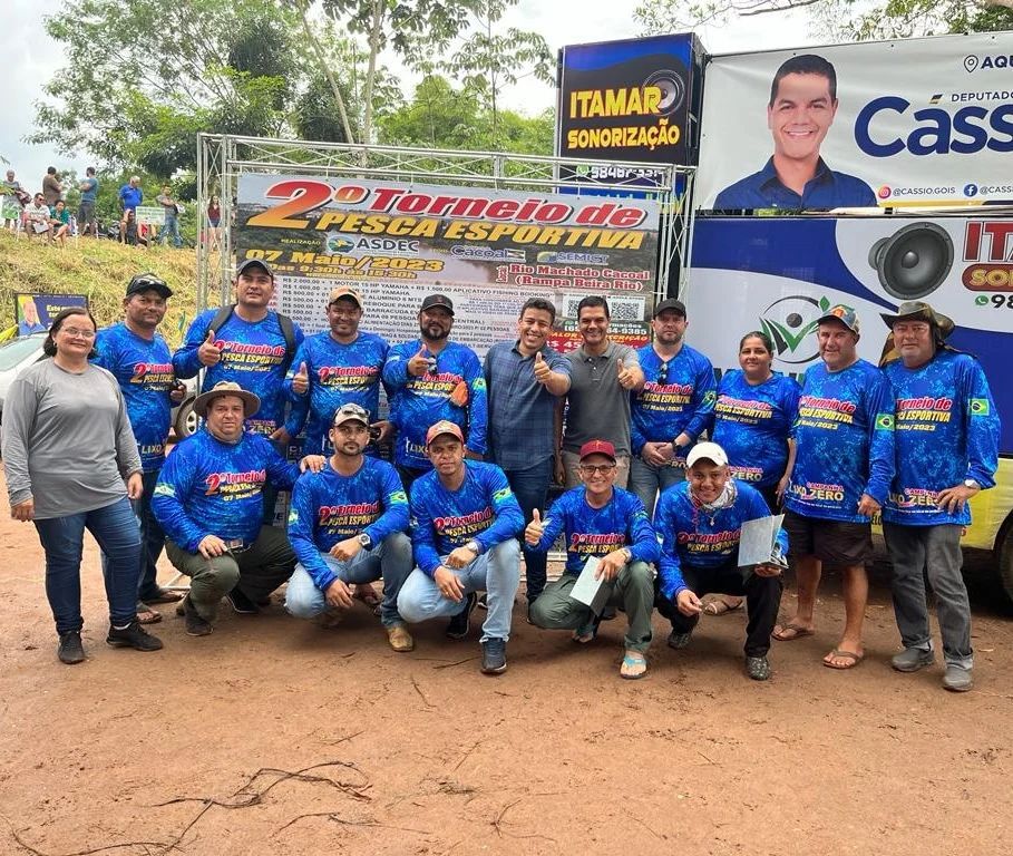 Com apoio do deputado Cássio Gois, 3º Torneio de Pesca Esportiva da Asdec promete emoção e grandes prêmios