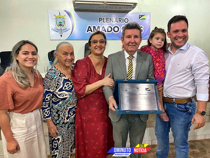 Pastor Marcos Liba homenageado com título de "Cidadão Honorário" de Alvorada do Oeste