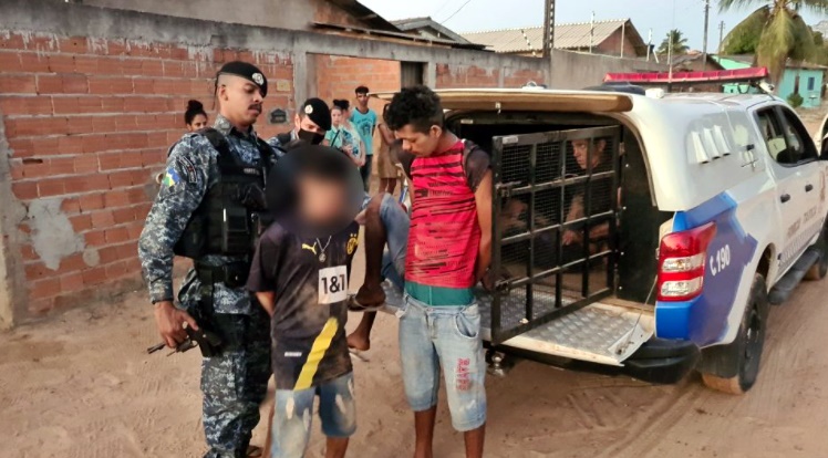 Quadrilha suspeita de vários furtos e tentativa de homicídio é presa nesta terça-feira, em Ji-Paraná, RO pela Força Tática