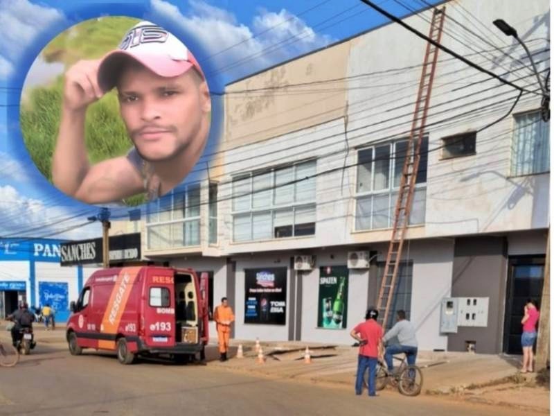 Identificado o pintor de 37 anos que morreu eletrocutado enquanto trabalhava em prédio de Vilhena