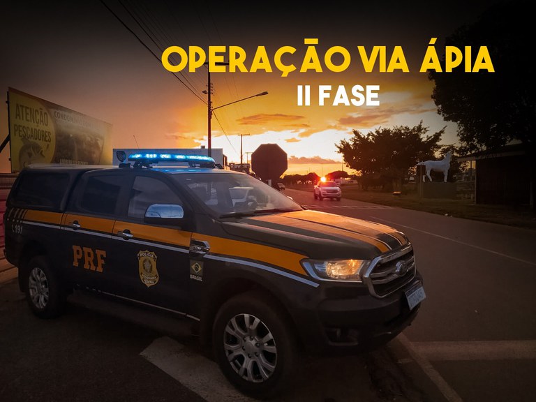 PRF dá início à segunda fase da Operação Via Ápia em Rondônia; Vídeo