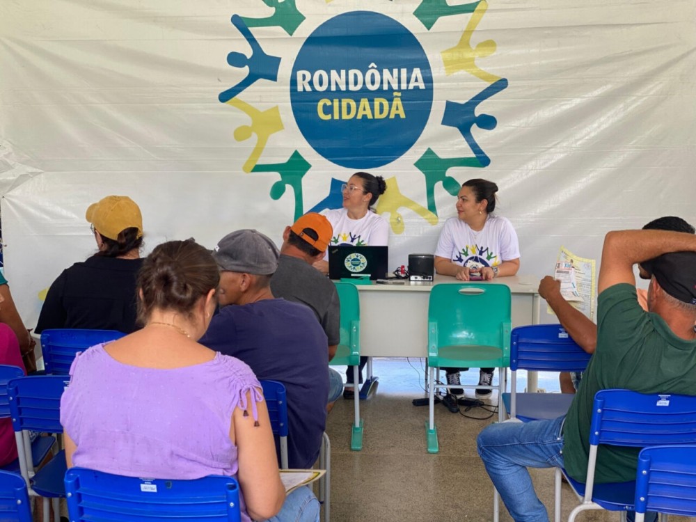 Serviços do programa Rondônia Cidadã chegam ao Riozinho, em Cacoal, RO