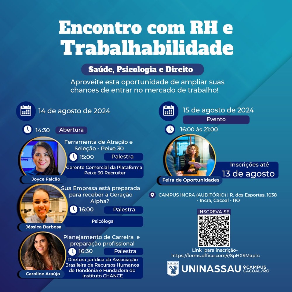 Uninassau Cacoal realiza evento de trabalhabilidade; evento é muito importante!