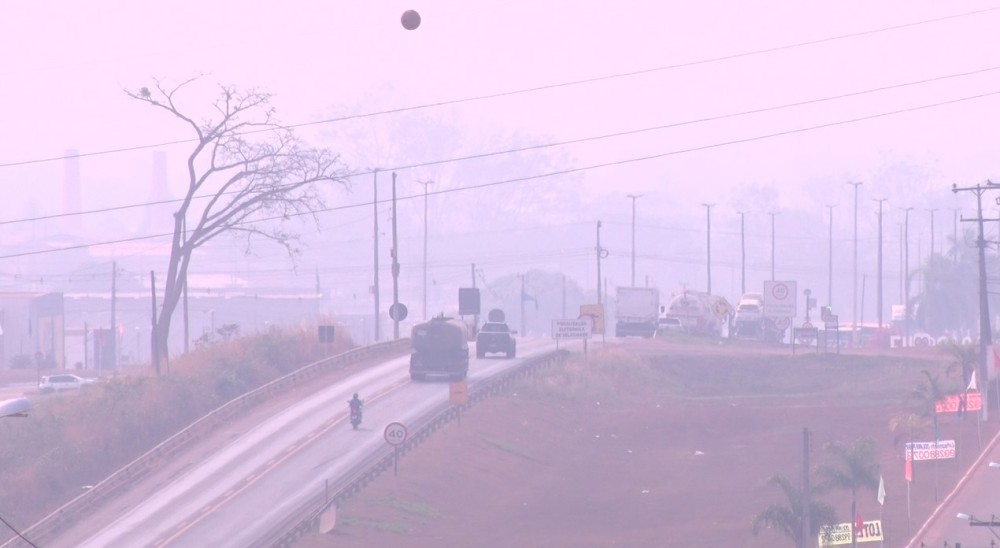 Ar está praticamente irrespirável em vários municípios de Rondônia