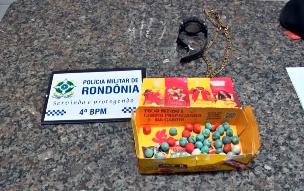 Detento beneficiado com saída temporária do Dia dos Pais é preso com várias porções de fumo em Cacoal