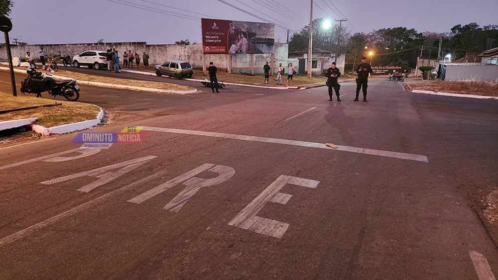 Motociclista menor de idade avança preferencial e provoca acidente grave no Jardim Clodoaldo em Cacoal, RO