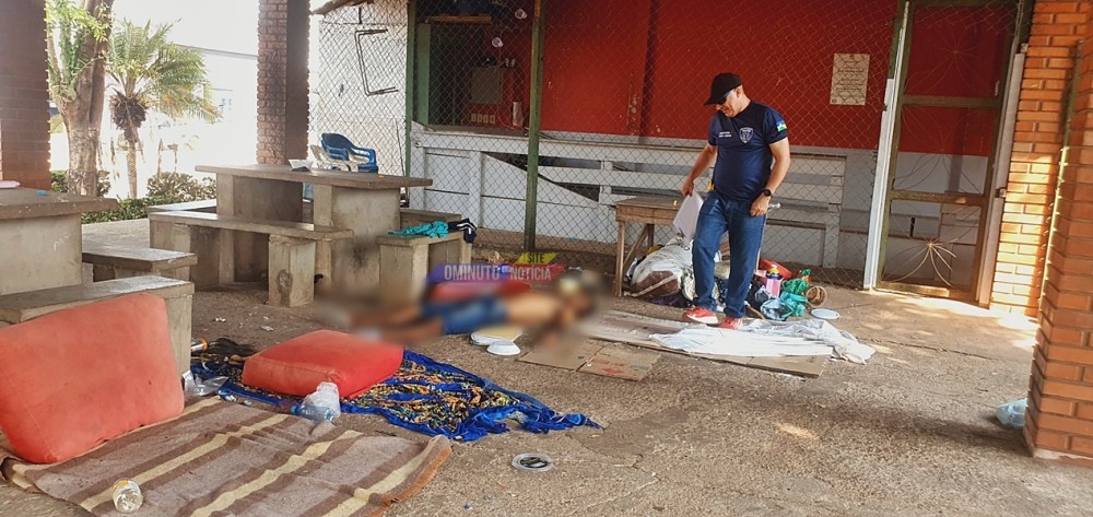 Homem que matou “família” na praça da bocha, é preso alguma horas depois, em Cacoal, RO