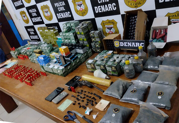 Policial aposentado do Mato Grosso do Sul é preso com quase 13 mil munições em União Bandeirantes