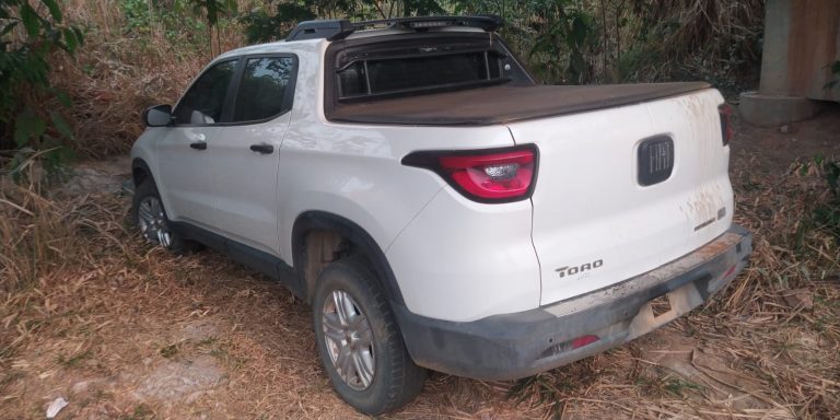 Fiat Toro furtada em Ji-Paraná é recuperada em Presidente Médici pela Polícia Militar