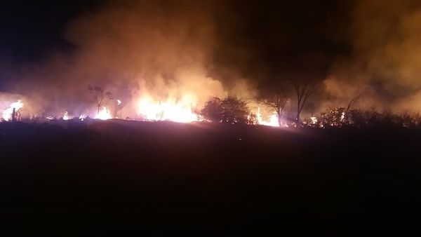 Vanderlei Tecchio prefeito de Alvorada, agradece ajuda no combate a incêndio do fim semana próximo ao lixão