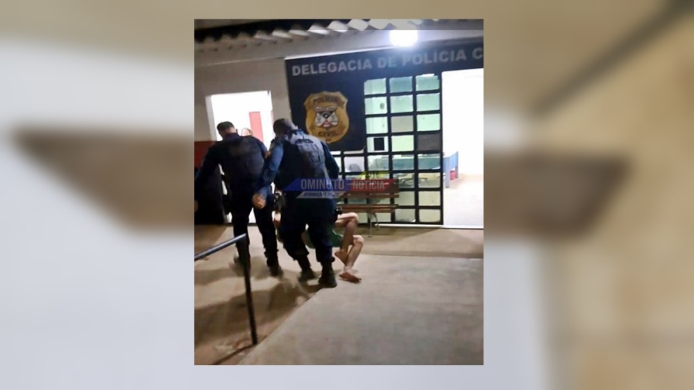 Bebeu demais e acabou preso após tentar matar filho de apenas 5 meses e esposa, no Jardim Clodoaldo em Cacoal, RO