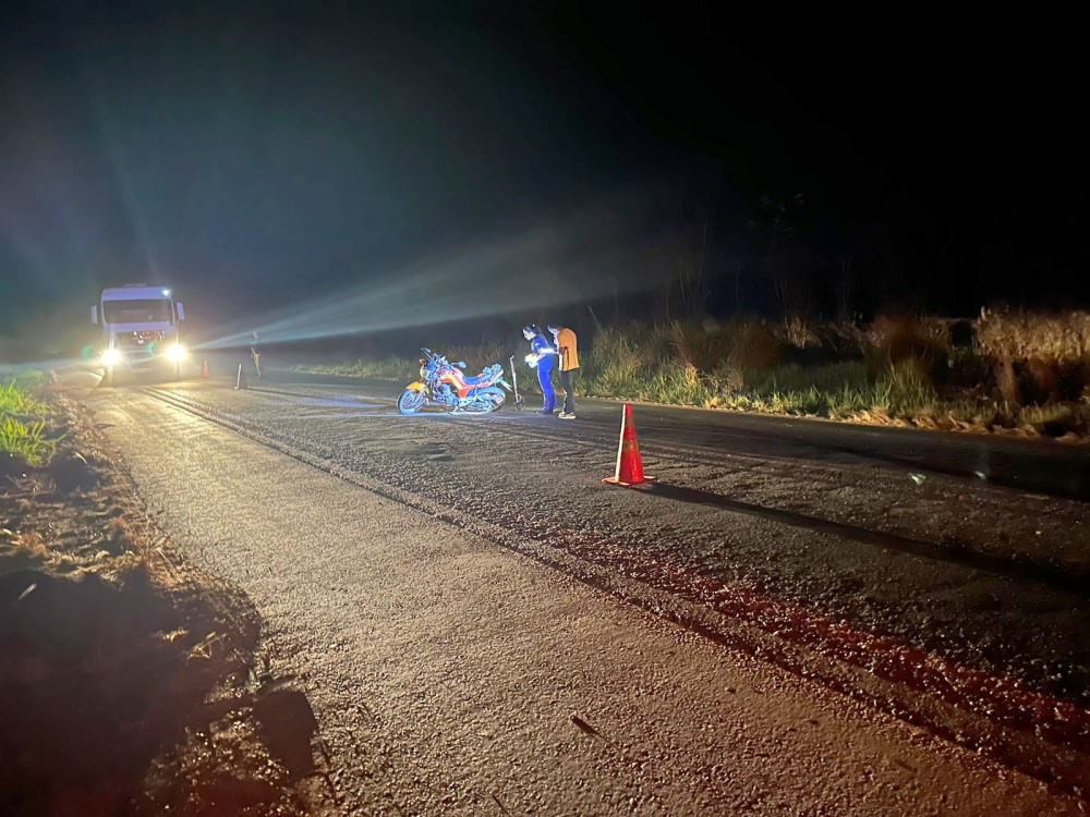 Motociclista morre na curva da morte após colisão com caminhoneta