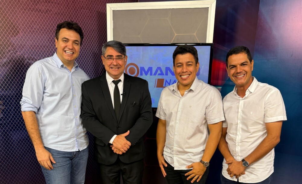 Assista a entrevisa completa do prefeito reeleito Adaílton Fúria e vice, Tony Pablo no Comando na TV