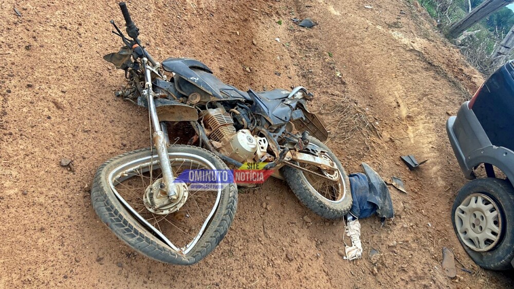 Motociclista morre em acidente na zona rural de Governador Jorge Teixeira