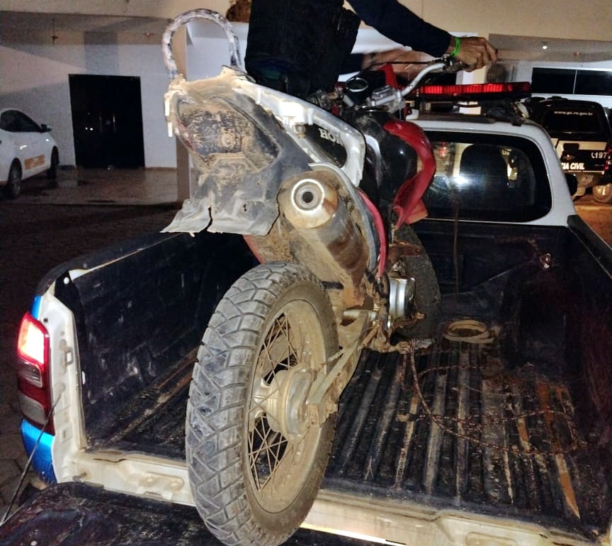 Motocicleta com restrição de furto é recuperada pela PM de Governador Jorge Teixeira
