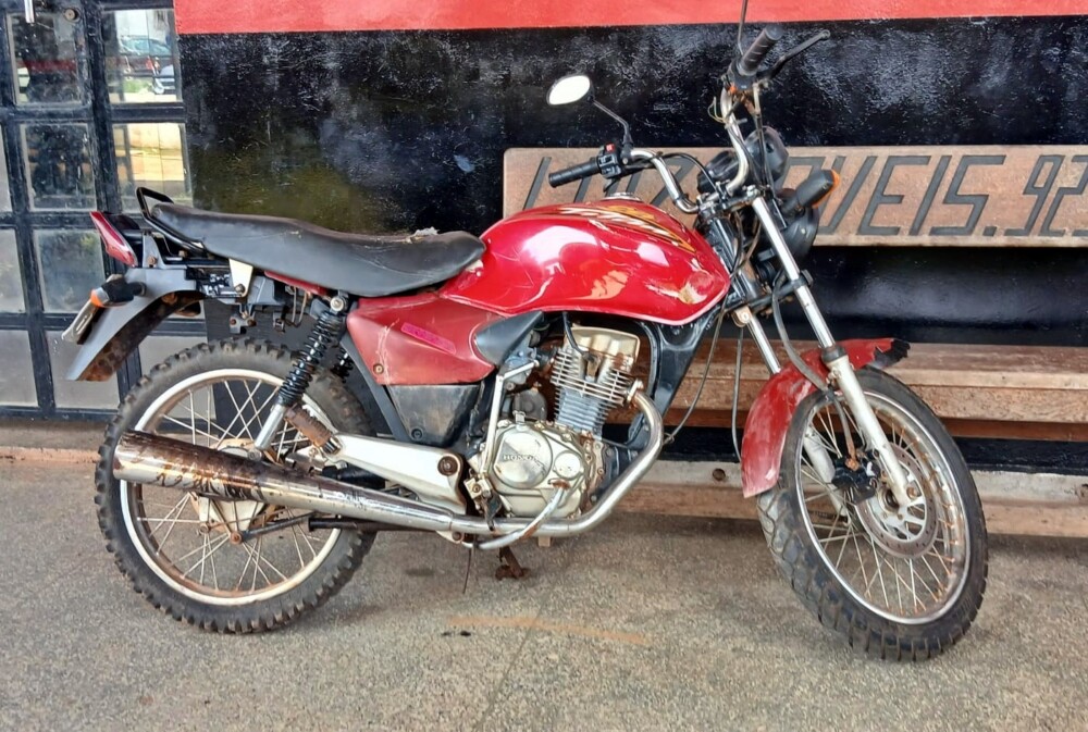 Homens do 4º Batalhão recuperam motocicleta na Zona rural de Cacoal