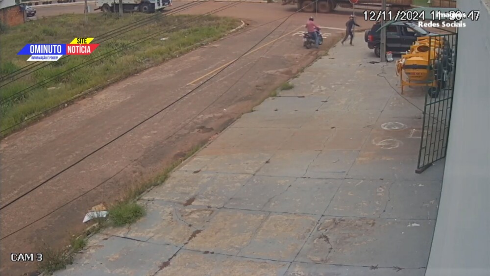 Veja o vídeo do momento da tentativa de execução de um casal em Chupinguaia