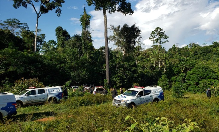 PM é mobilizada para acabar com invasão a fazenda da região de Vilhena