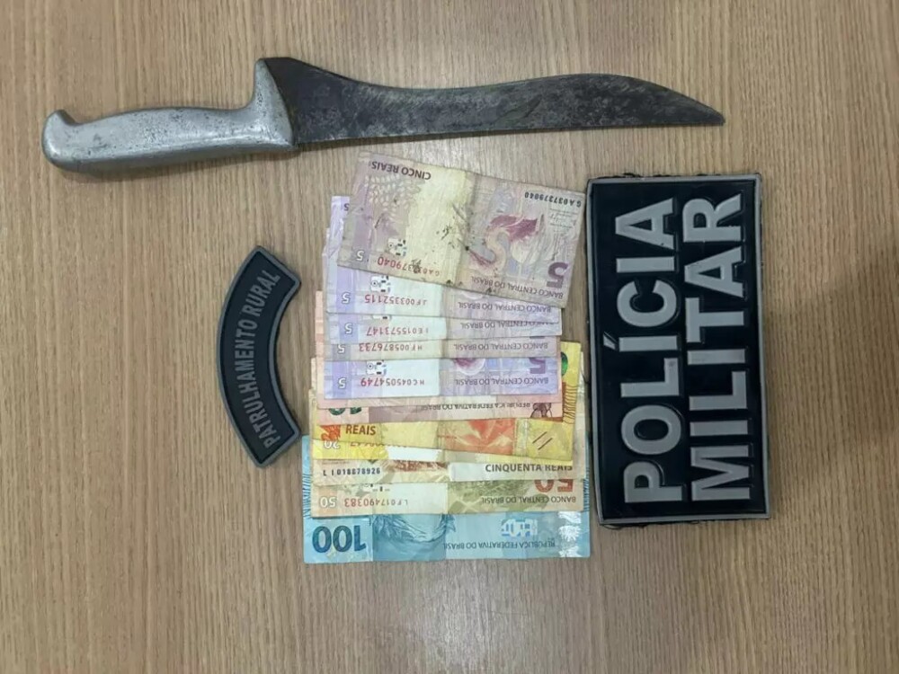 Homem é preso em flagrante após roubar comércio em Espigão do Oeste
