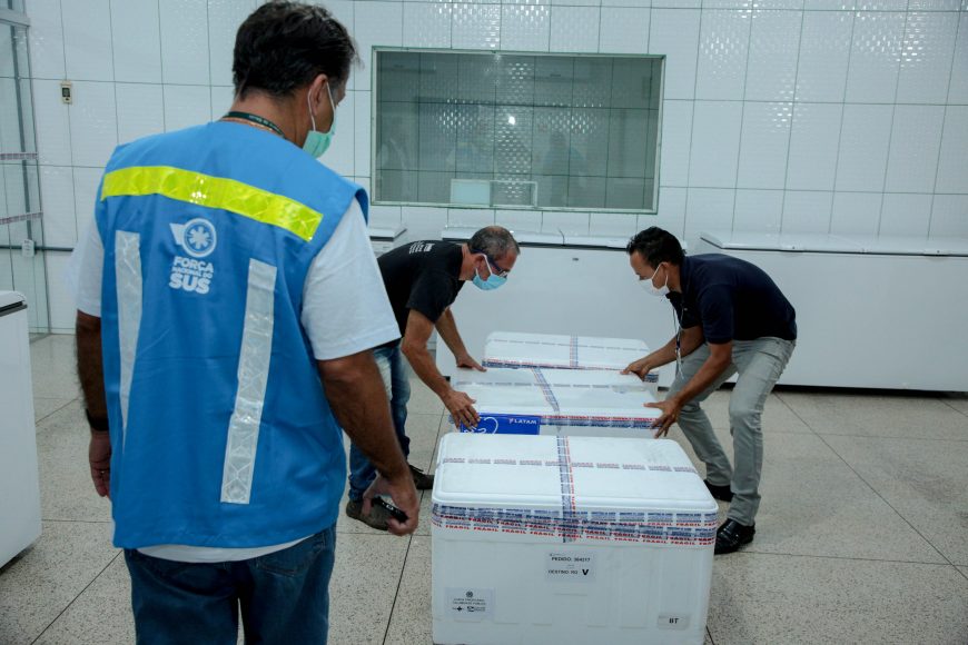 Rondônia recebe novo lote de vacinas do Ministério da Saúde