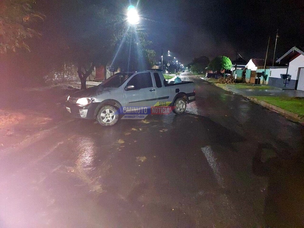 Motociclista bêbado provoca acidente e foge do local, em Machadinho