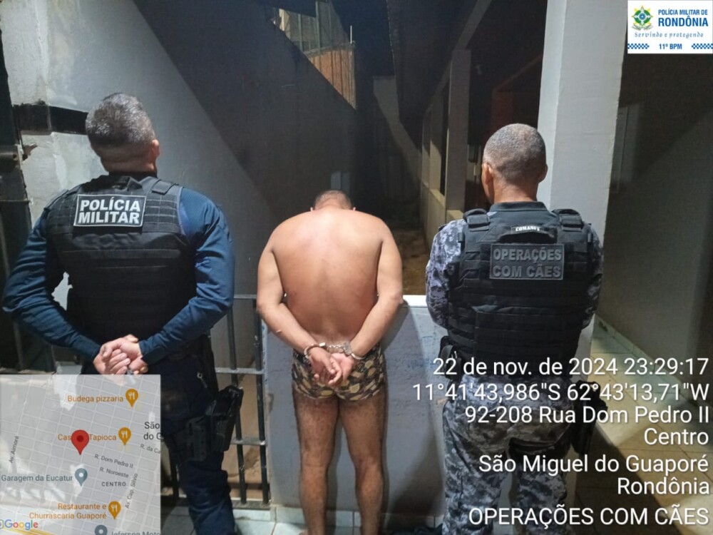 Autor de chacina em São Francisco é preso em São Miguel do Guaporé