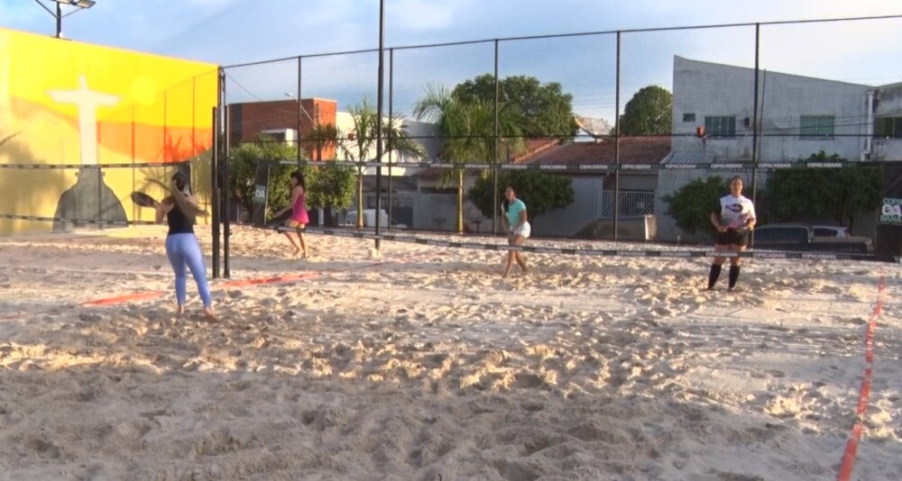 Beach Tennis ganha espaço e muitos praticantes/atletas em Cacoal
