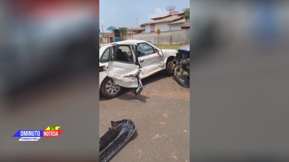 Veículos colidem na avenida Juscimeira, Novo Horizonte em Cacoal
