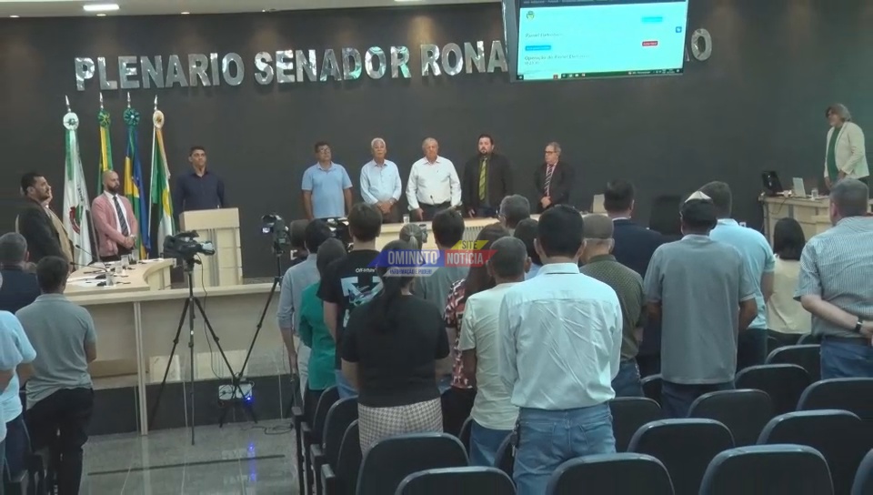 João Pichek recebe homenagem na Câmara de Vereadores de Cacoal